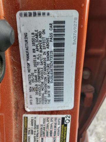 5Y2SL63875Z473319 - 2005 PONTIAC VIBE ORANGE photo 12