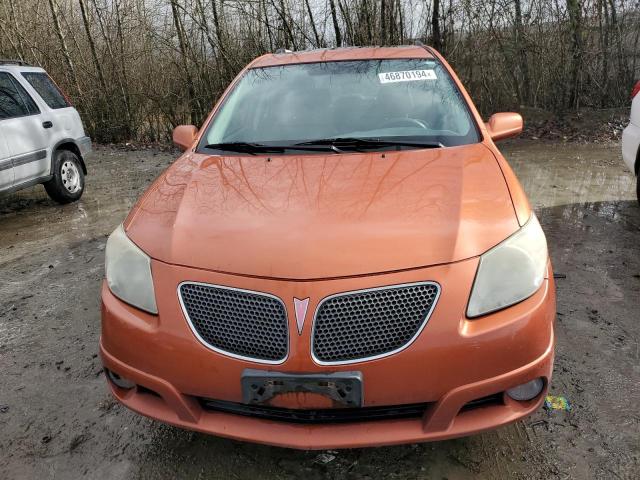 5Y2SL63875Z473319 - 2005 PONTIAC VIBE ORANGE photo 5