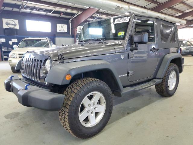 1C4AJWAG4EL269754 - 2014 JEEP WRANGLER SPORT GRAY photo 1