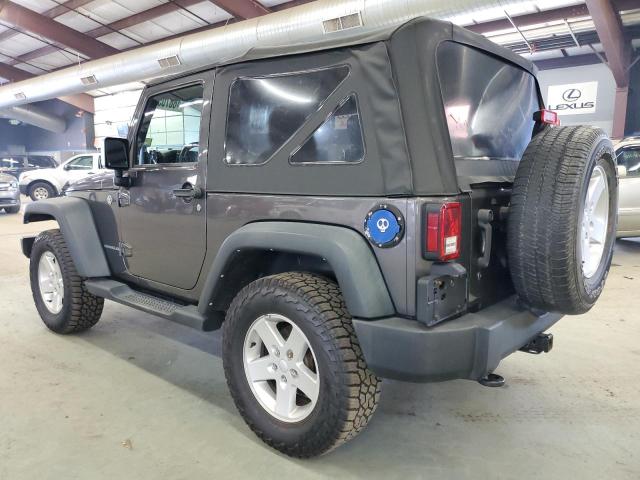 1C4AJWAG4EL269754 - 2014 JEEP WRANGLER SPORT GRAY photo 2