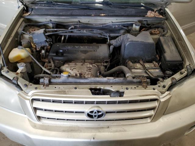 JTEGD21A730056023 - 2003 TOYOTA HIGHLANDER TAN photo 11