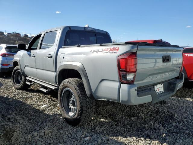 3TMCZ5AN5KM202293 - 2019 TOYOTA TACOMA DOUBLE CAB GRAY photo 2