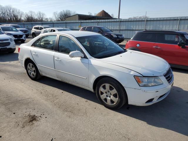 5NPET46C19H535179 - 2009 HYUNDAI SONATA GLS WHITE photo 4