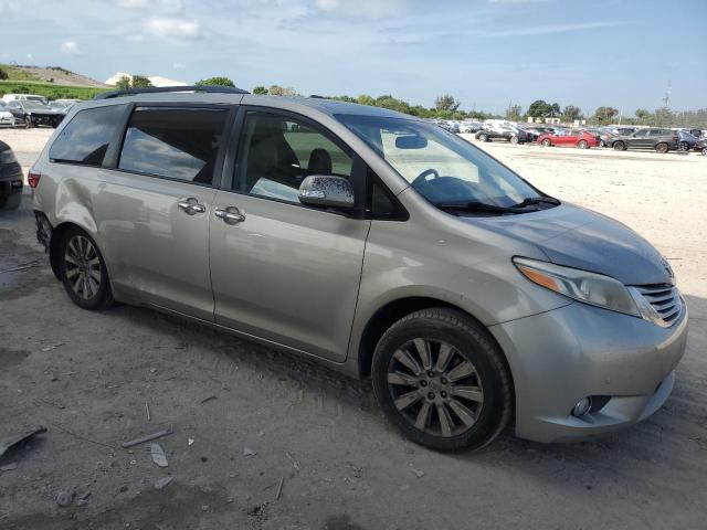 5TDYZ3DC8HS844178 - 2017 TOYOTA SIENNA XLE BEIGE photo 4