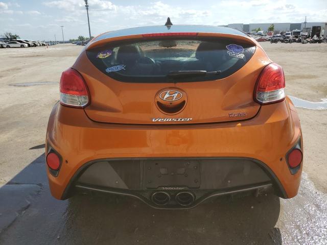 KMHTC6AE4DU098879 - 2013 HYUNDAI VELOSTER TURBO ORANGE photo 6