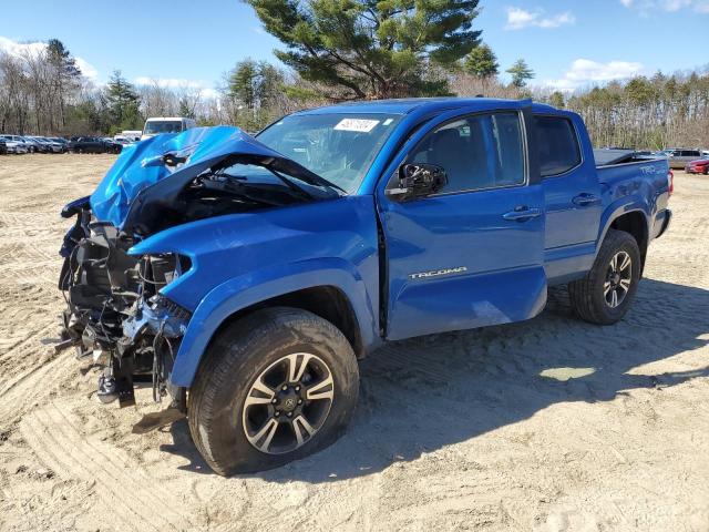 3TMCZ5AN4GM032144 - 2016 TOYOTA TACOMA DOUBLE CAB BLUE photo 1