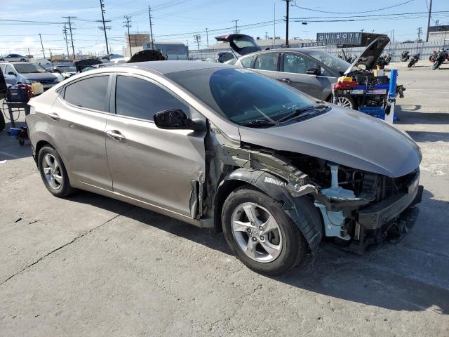 5NPDH4AEXEH455363 - 2014 HYUNDAI ELANTRA SE GRAY photo 4