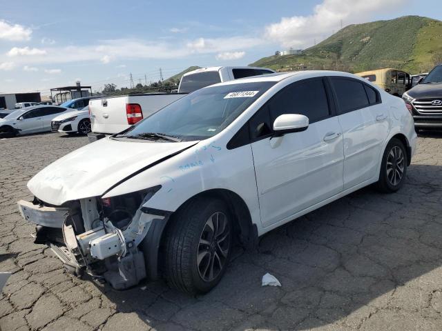 19XFB2F86EE037081 - 2014 HONDA CIVIC EX WHITE photo 1