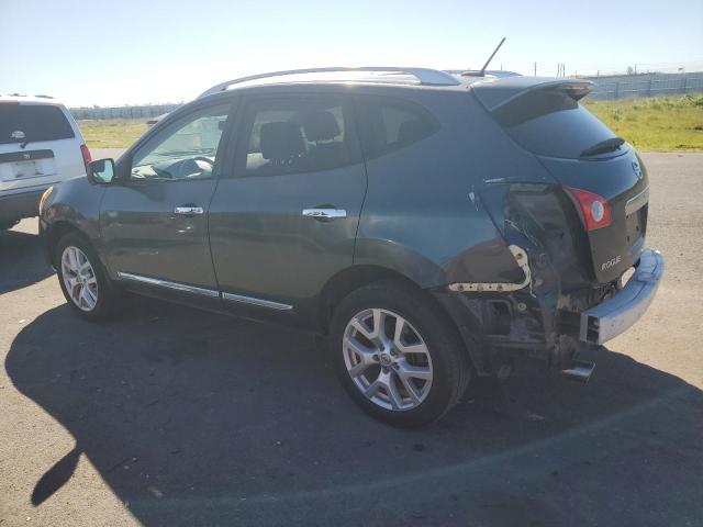 JN8AS5MT7CW254181 - 2012 NISSAN ROGUE S BLUE photo 2