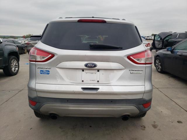 1FMCU0J92DUD85750 - 2013 FORD ESCAPE TITANIUM SILVER photo 6