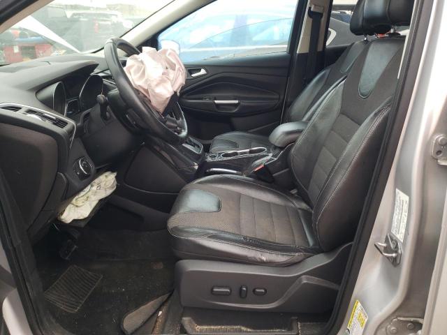 1FMCU0J92DUD85750 - 2013 FORD ESCAPE TITANIUM SILVER photo 7