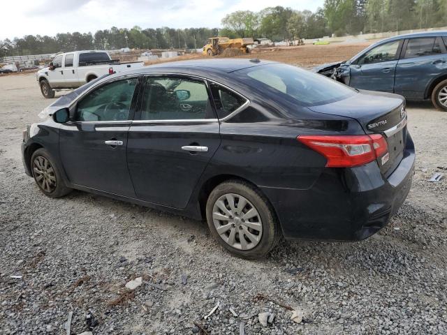 3N1AB7AP2HL705032 - 2017 NISSAN SENTRA S BLACK photo 2