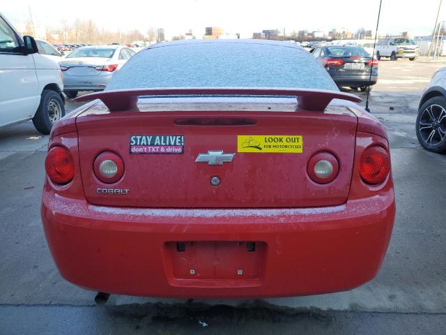 1G1AK12F757571496 - 2005 CHEVROLET COBALT RED photo 6