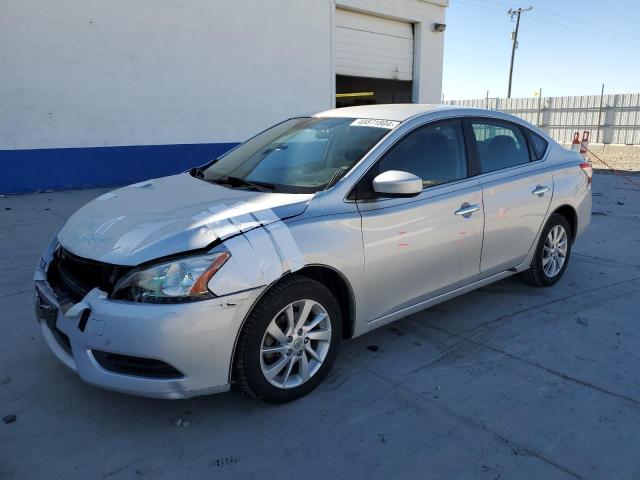 3N1AB7AP4DL747440 - 2013 NISSAN SENTRA S SILVER photo 1