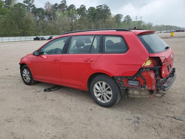 3VWC17AU8HM504886 - 2017 VOLKSWAGEN GOLF SPORT S RED photo 2