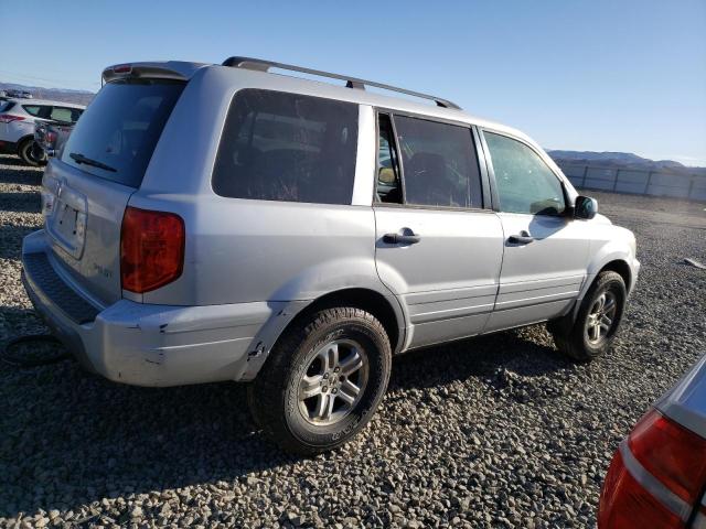 2HKYF18693H505235 - 2003 HONDA PILOT EXL SILVER photo 3