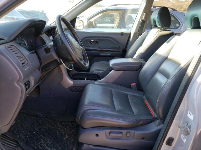 2HKYF18693H505235 - 2003 HONDA PILOT EXL SILVER photo 7