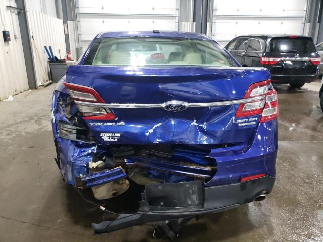 1FAHP2F82DG157961 - 2013 FORD TAURUS LIMITED BLUE photo 6