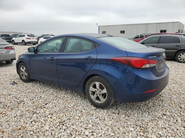 5NPDH4AE6FH583844 - 2015 HYUNDAI ELANTRA SE BLUE photo 2