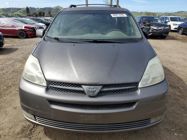 5TDZA22C44S118658 - 2004 TOYOTA SIENNA XLE GRAY photo 5