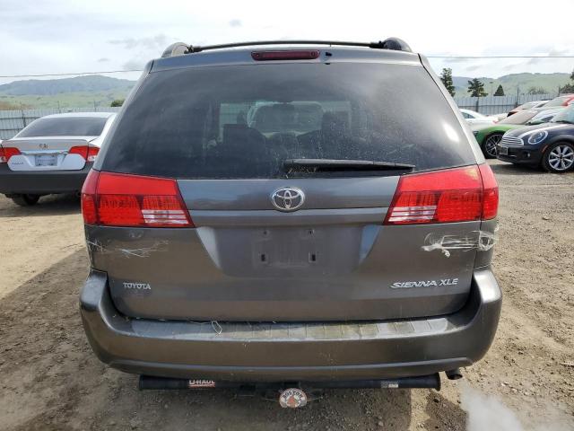 5TDZA22C44S118658 - 2004 TOYOTA SIENNA XLE GRAY photo 6