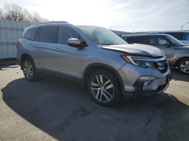 5FNYF6H07HB004889 - 2017 HONDA PILOT ELITE SILVER photo 4