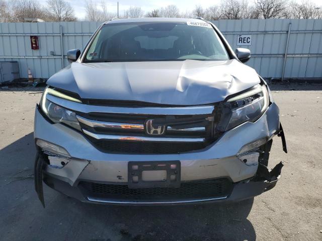 5FNYF6H07HB004889 - 2017 HONDA PILOT ELITE SILVER photo 5