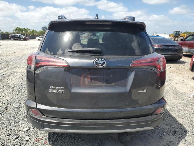 2T3WFREV9HW384157 - 2017 TOYOTA RAV4 XLE GRAY photo 6