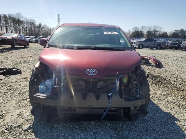 5TDDK3DC0GS132376 - 2016 TOYOTA SIENNA XLE RED photo 5