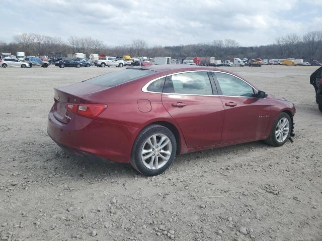 1G1ZD5ST3JF195339 - 2018 CHEVROLET MALIBU LT RED photo 3