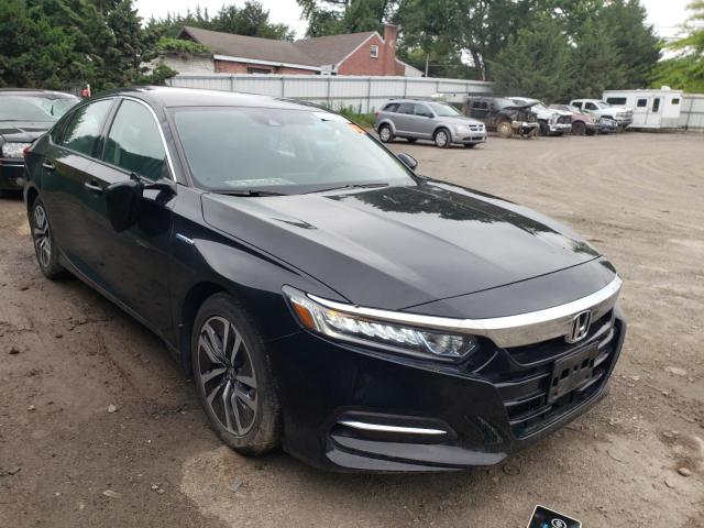 1HGCV3F13JA010857 - 2018 HONDA ACCORD HYBRID BLACK photo 1