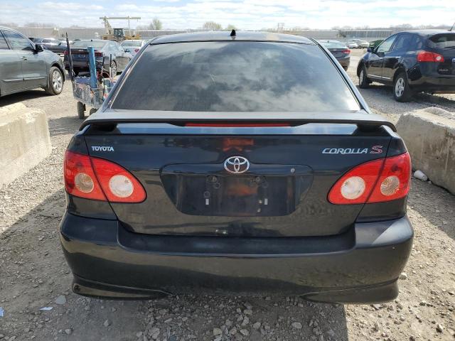 1NXBR32E37Z786240 - 2007 TOYOTA COROLLA CE BLACK photo 6