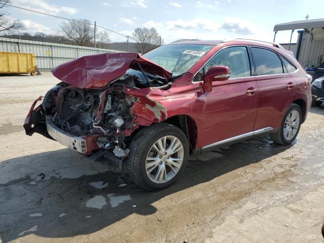 JTJBC1BA7C2425815 - 2012 LEXUS RX 450 RED photo 1