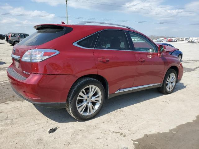 JTJBC1BA7C2425815 - 2012 LEXUS RX 450 RED photo 3