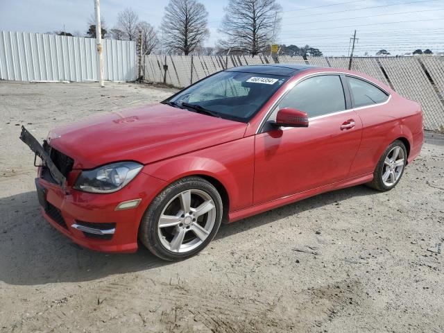 WDDGJ4HB7DG048770 - 2013 MERCEDES-BENZ C 250 RED photo 1