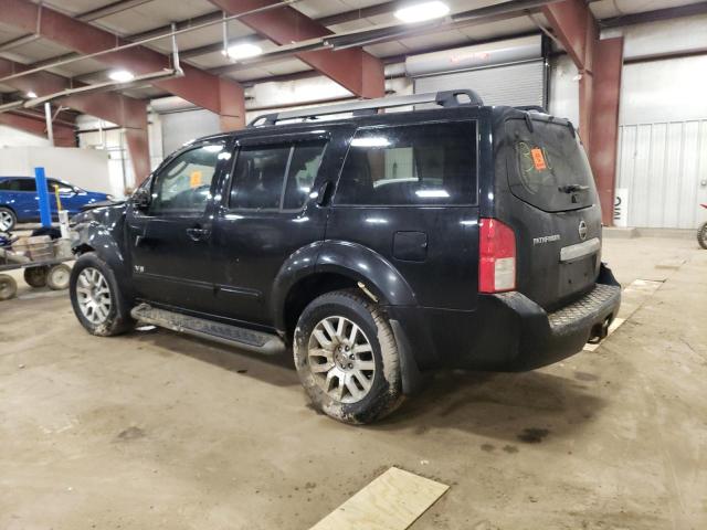 5N1BR18B08C614045 - 2008 NISSAN PATHFINDER LE შავი ფოტო 2