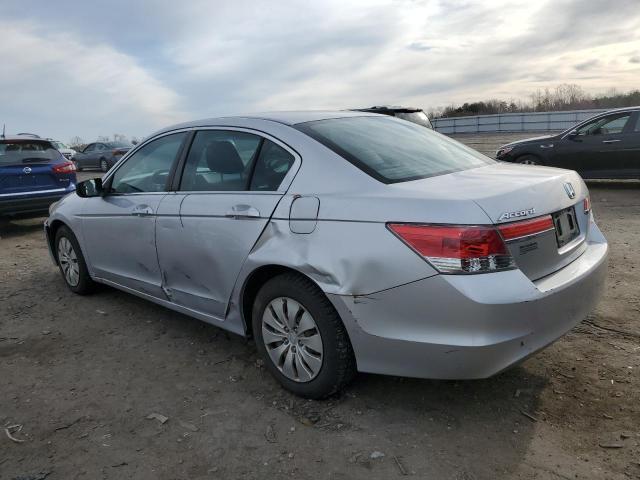 1HGCP2F31BA143592 - 2011 HONDA ACCORD LX SILVER photo 2