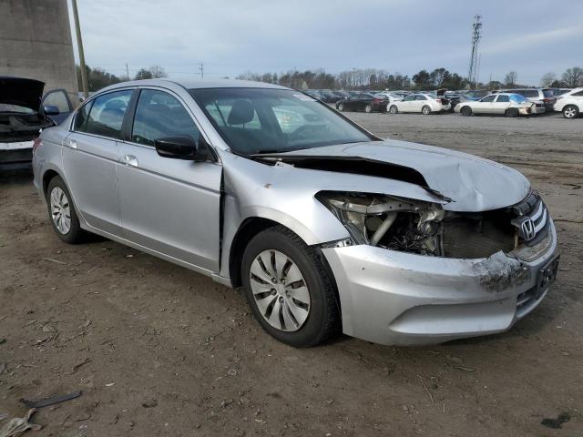 1HGCP2F31BA143592 - 2011 HONDA ACCORD LX SILVER photo 4