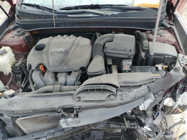 5NPEC4AC7EH815481 - 2014 HYUNDAI SONATA SE RED photo 11