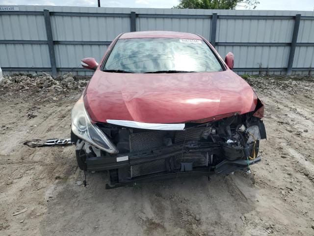 5NPEC4AC7EH815481 - 2014 HYUNDAI SONATA SE RED photo 5