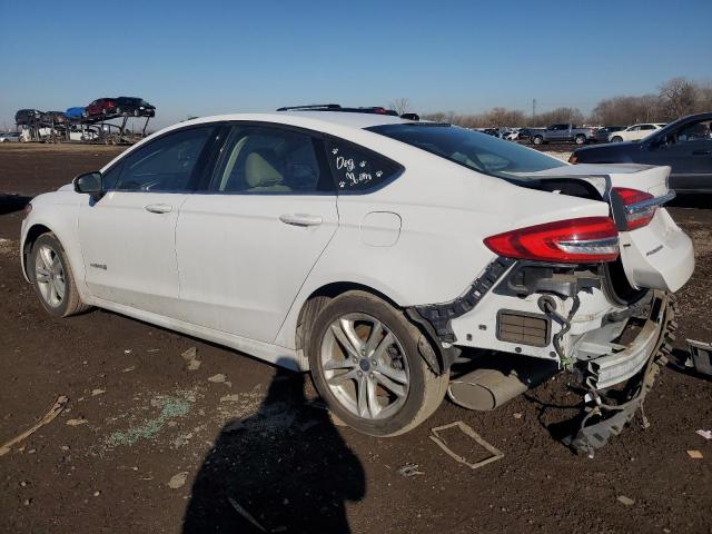 3FA6P0LU0JR193911 - 2018 FORD FUSION SE HYBRID Ақ фото 2
