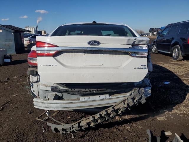 3FA6P0LU0JR193911 - 2018 FORD FUSION SE HYBRID Ақ фото 6