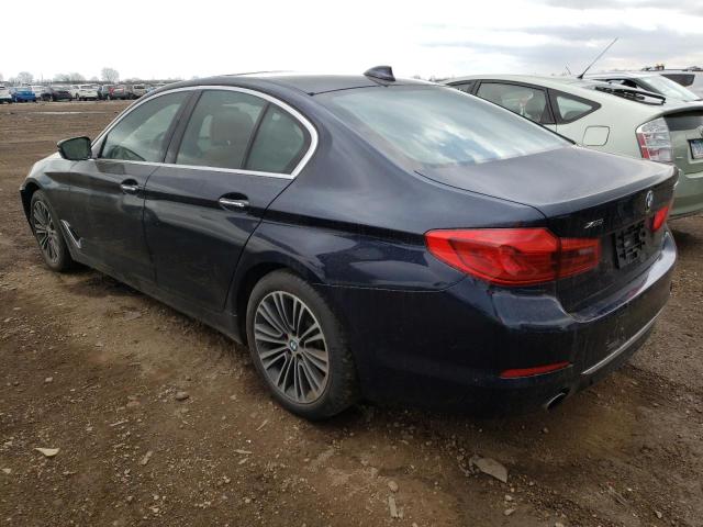 WBAJA7C39HG903697 - 2017 BMW 530 XI BLUE photo 2