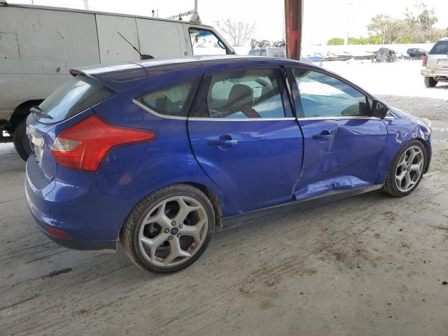 1FADP3N23EL191126 - 2014 FORD FOCUS TITANIUM BLUE photo 3