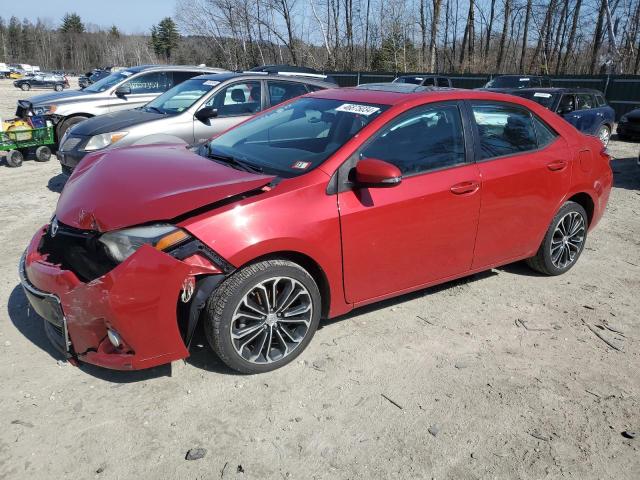 2T1BURHE1EC127368 - 2014 TOYOTA COROLLA L RED photo 1