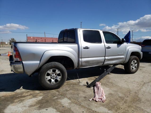3TMJU4GN4EM167290 - 2014 TOYOTA TACOMA DOUBLE CAB PRERUNNER SILVER photo 3