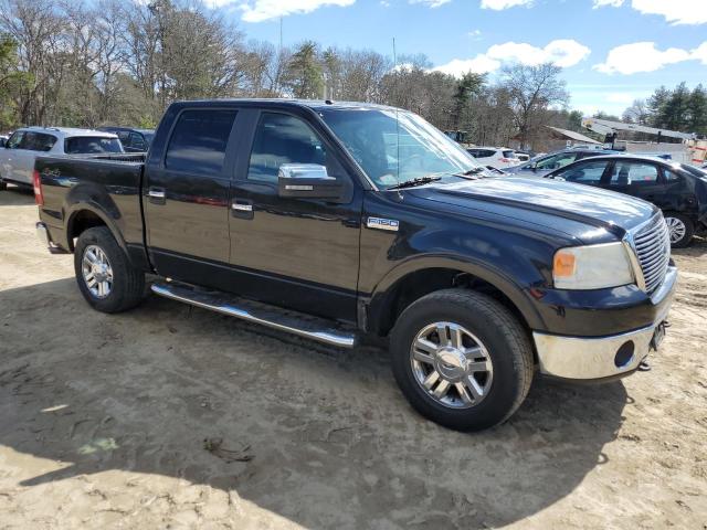 1FTPW14537FB37403 - 2007 FORD F150 SUPERCREW BLACK photo 4