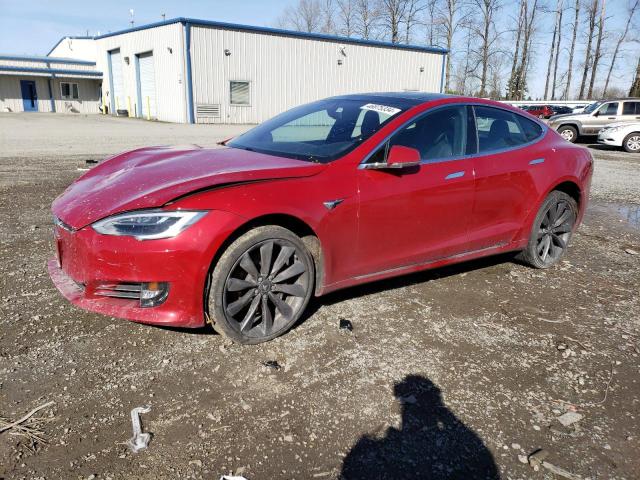 5YJSA1E29HF179366 - 2017 TESLA MODEL S წითელი ფოტო 1