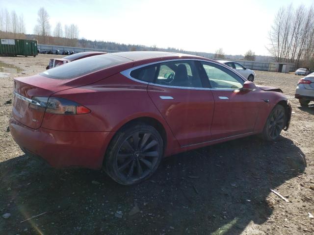 5YJSA1E29HF179366 - 2017 TESLA MODEL S წითელი ფოტო 3