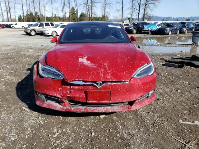 5YJSA1E29HF179366 - 2017 TESLA MODEL S წითელი ფოტო 5